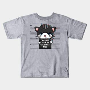 Cat's mugshot Kids T-Shirt